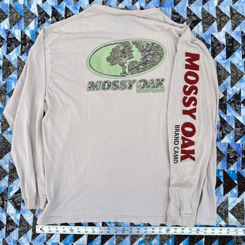 Y2K Mossy Oak cream longsleeve